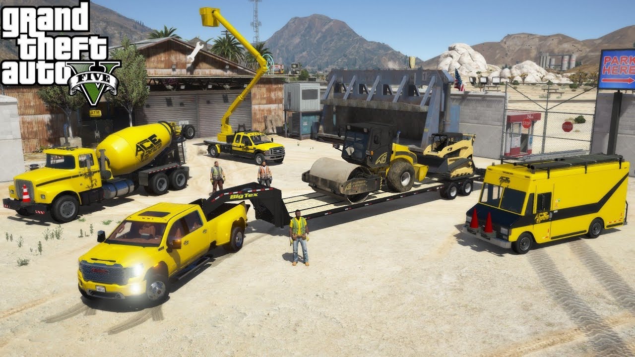 Ace Construction Building A New Shop For Ace Towing in GTA 5