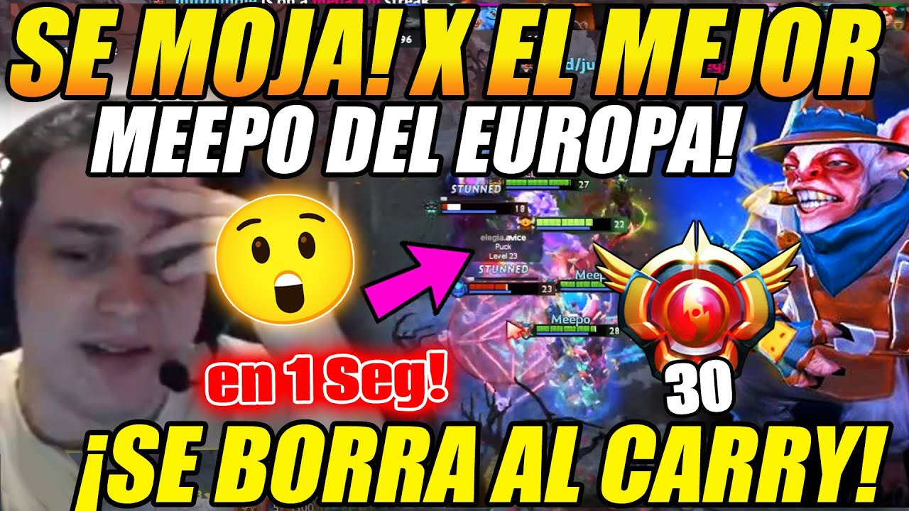 😲MATTHEW se moja en VIVO!😲 al JUGAR contra el mejor MEEPO de EUROPA, deletea al CARRY en 1 SEGUNDO