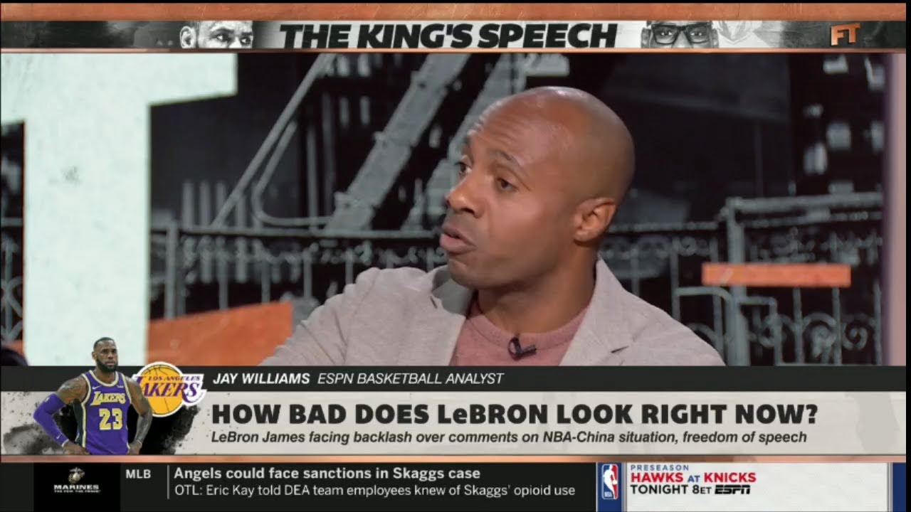 ESPN FIRST TAKE | Jay Williams heated debate: How bad does LeBron look right now?