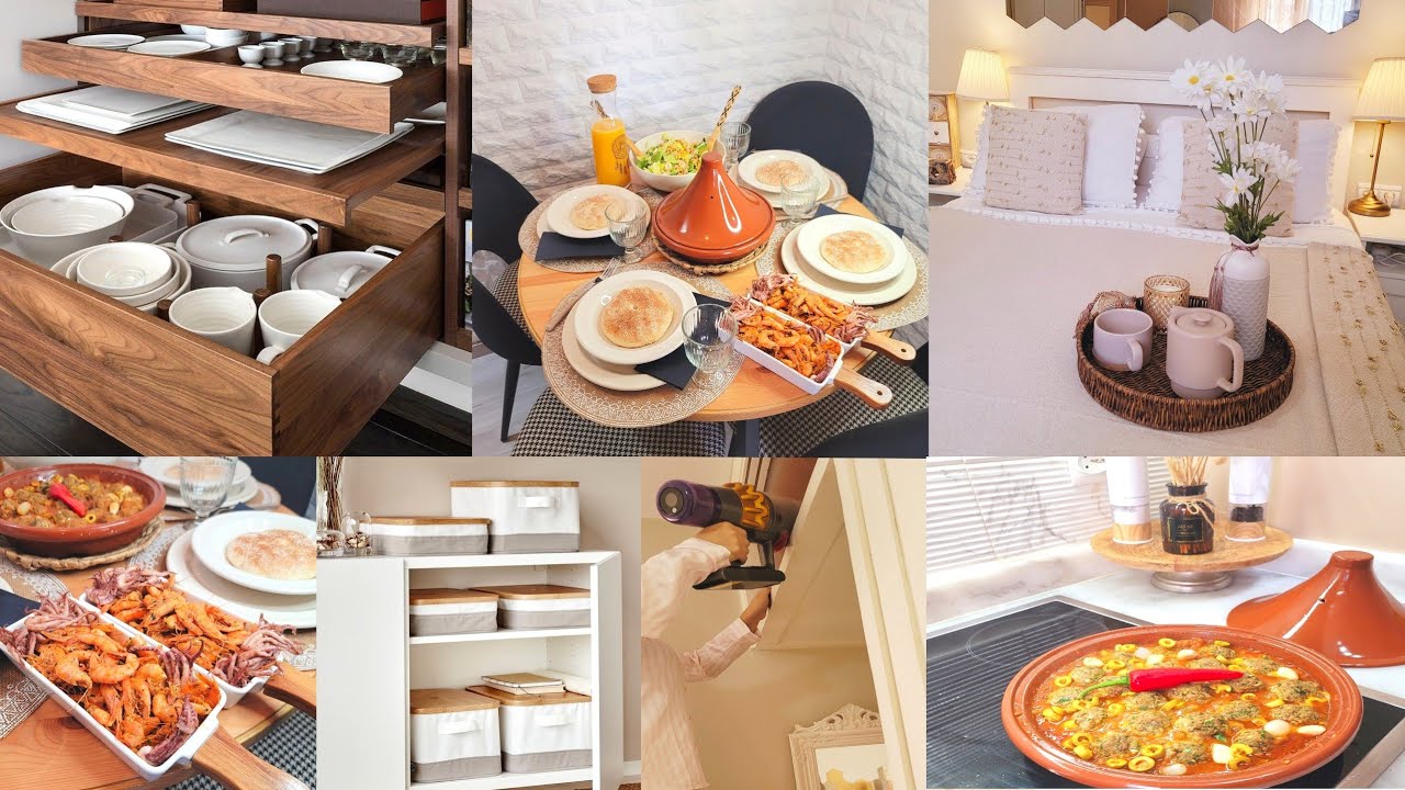ikea ختاريت آخر ما كاين في الافكار لمطبخي الجديد🤩يوم حماسي يبدل روتينك بطريقة عجيبة🌟طاولة مغربية