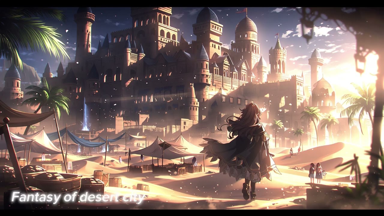 Whispers of the Desert City | Fantasy Desert Ambient BGM