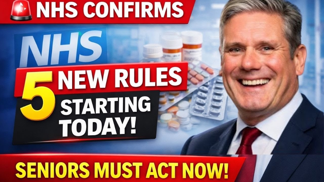 🚨 NHS CONFIRMS: 5 New Prescription Rules Start TODAY &ndash; Seniors Must Act Now!