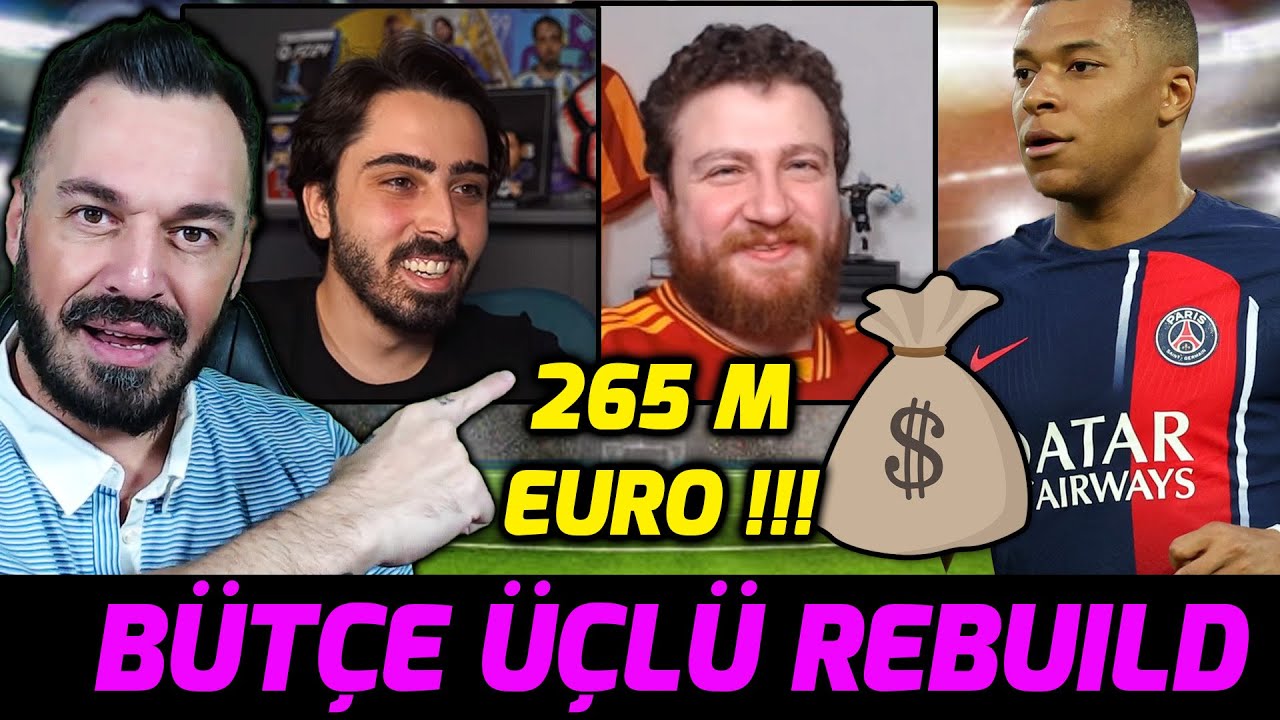 1 MİLYAR EURO BÜTÇE REBUILD // EA FC 24 KARİYER MODU // @ardenpapazyan  @UKarakullukcu
