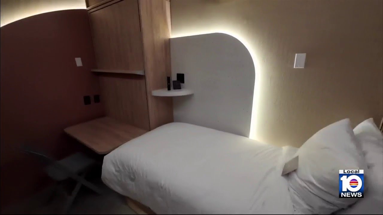 Travelers can now nap, shower at new sleep rooms inside MIA