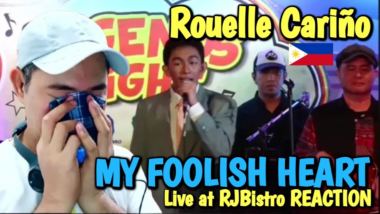 Rouelle Cariño - My Foolish Heart - Live at RJBistro РЕАКЦИЯ