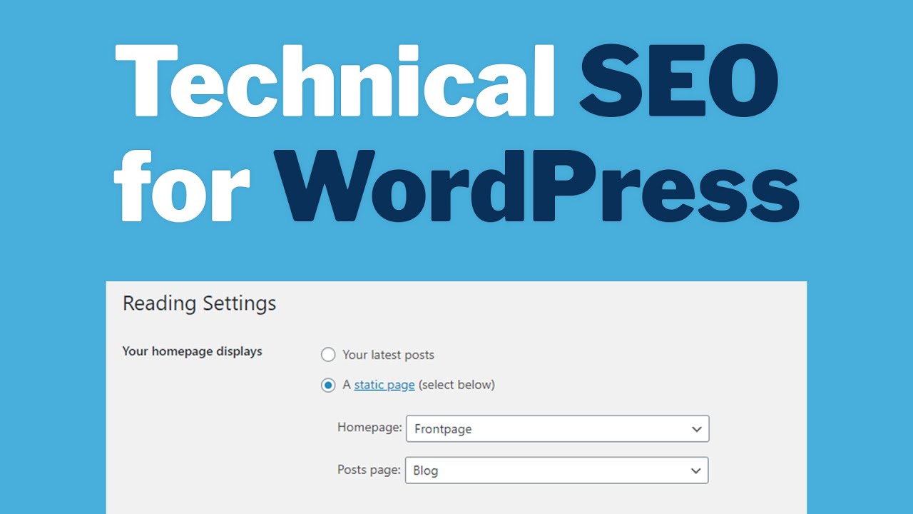 Technical SEO for WordPress