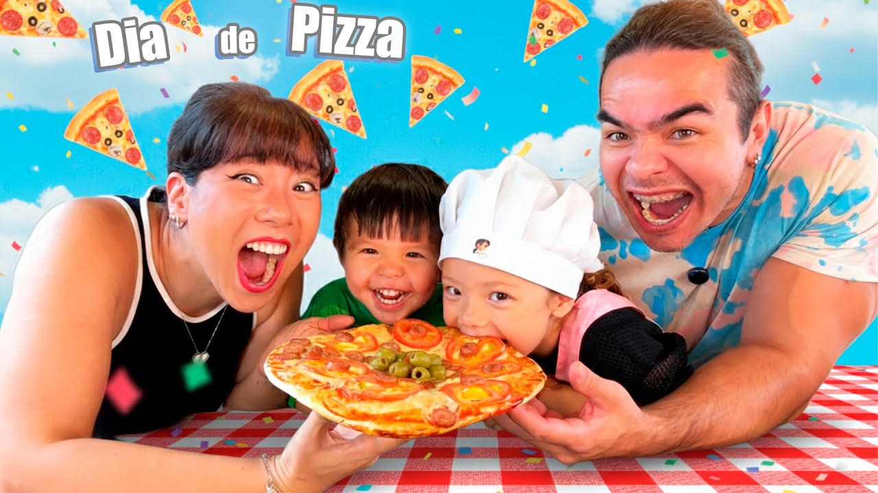 Um Dia de Pizza em Família 🍕 | A Doce Deu Errado, Mas Foi Engraçado!