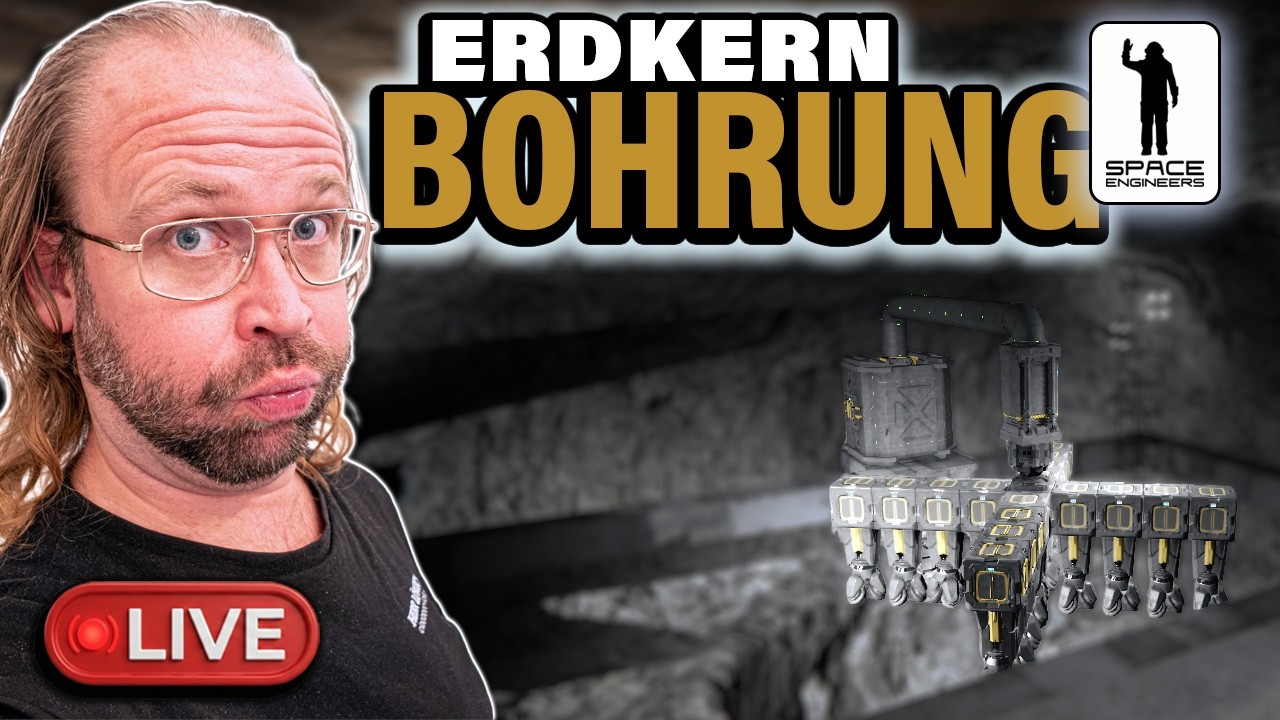 🔴 Space Engineers | Endlos-Bohrer: Die perfekte Tiefbau-Lösung?