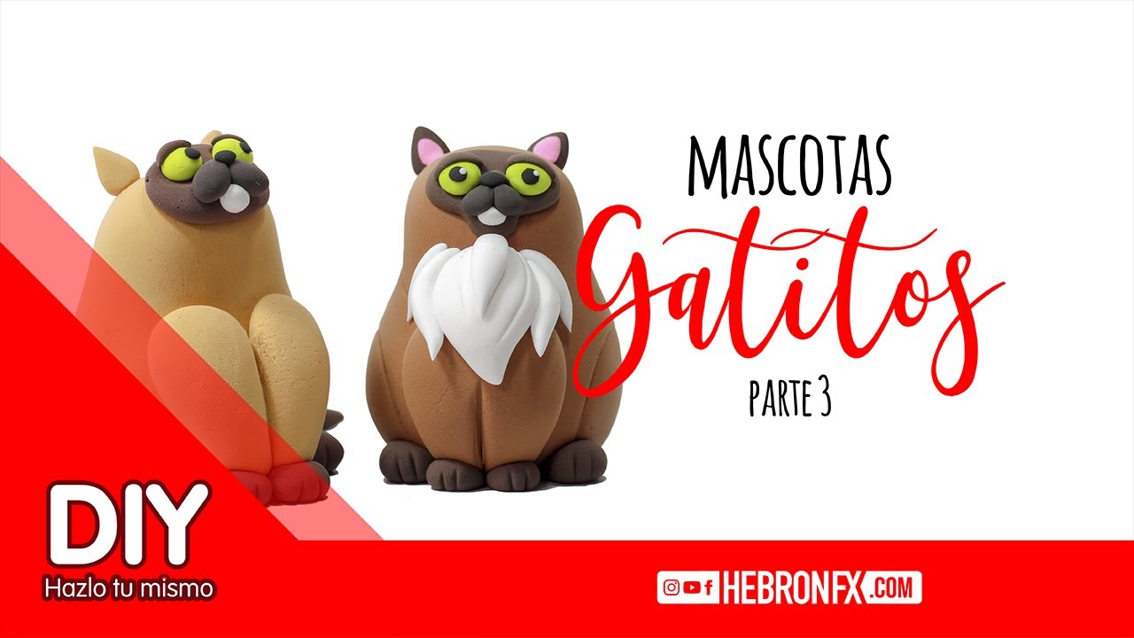 Tutorial | Cómo hacer GATITOS en Foami Moldeable | 3/3
