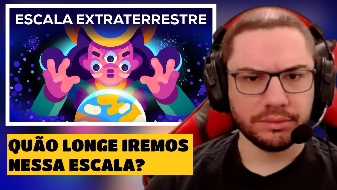 WOLFXP90 REACT | Como seria uma civilização extraterrestre? Escala de Kardashev | Em Poucas Palavras