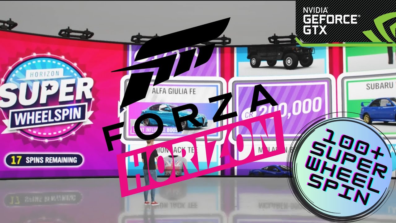 100+ Super Wheel Spins and Horizon Wheel Spins Montage | Forza Horizon 4