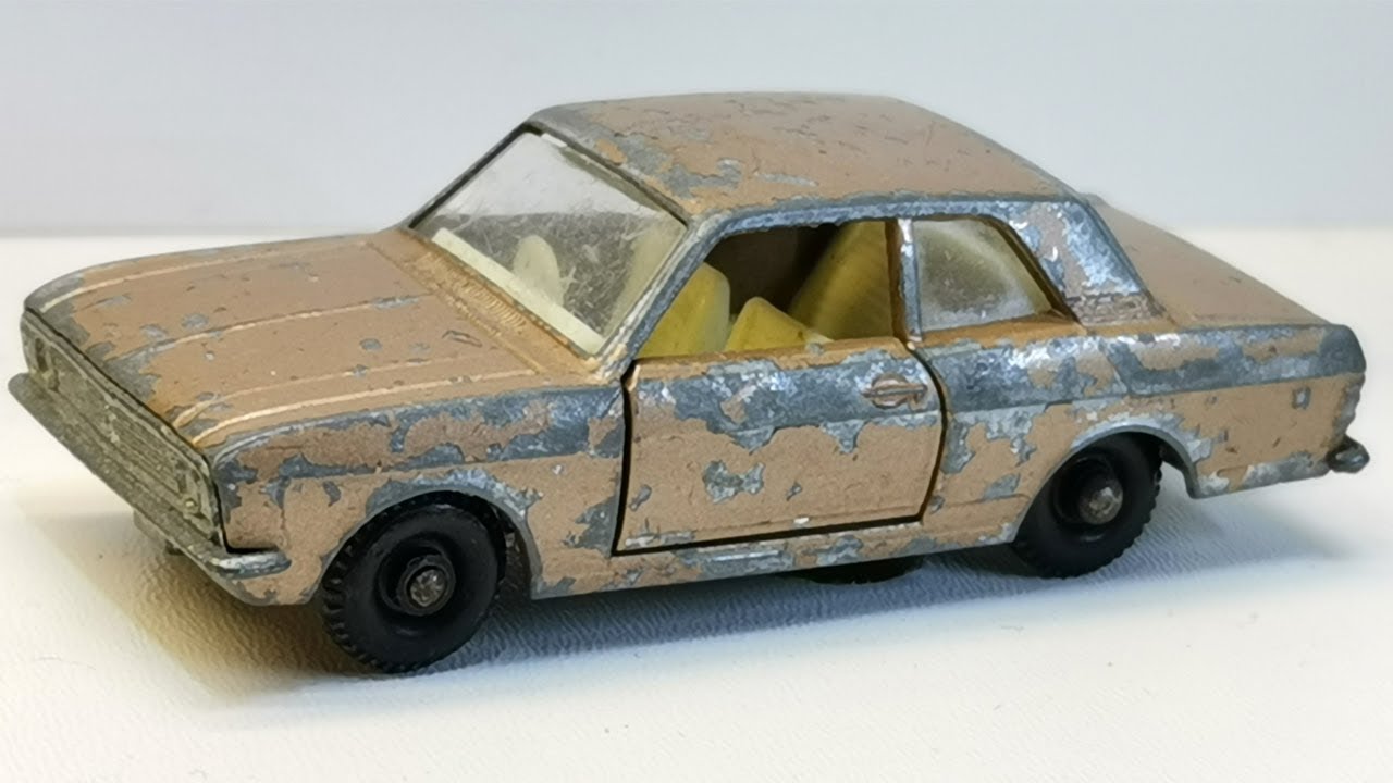 Matchbox Ford Cortina Mark II. Реставрация и обновление.