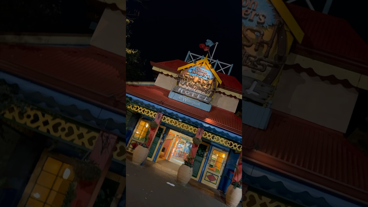 Explore Alton Towers Splash Landings Hotel With Us! 🏝️🍹🐠 #Shorts