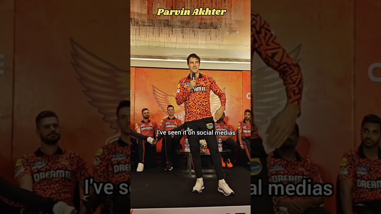 Пэт Камминс похвалил &laquo;Оранжевую армию&raquo; #PatCummins #parvinakhter #ipl #ipl2024 #sunrisershyderabad