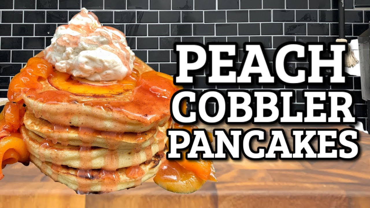 Each Pancake Has a Peach Inside Of It!