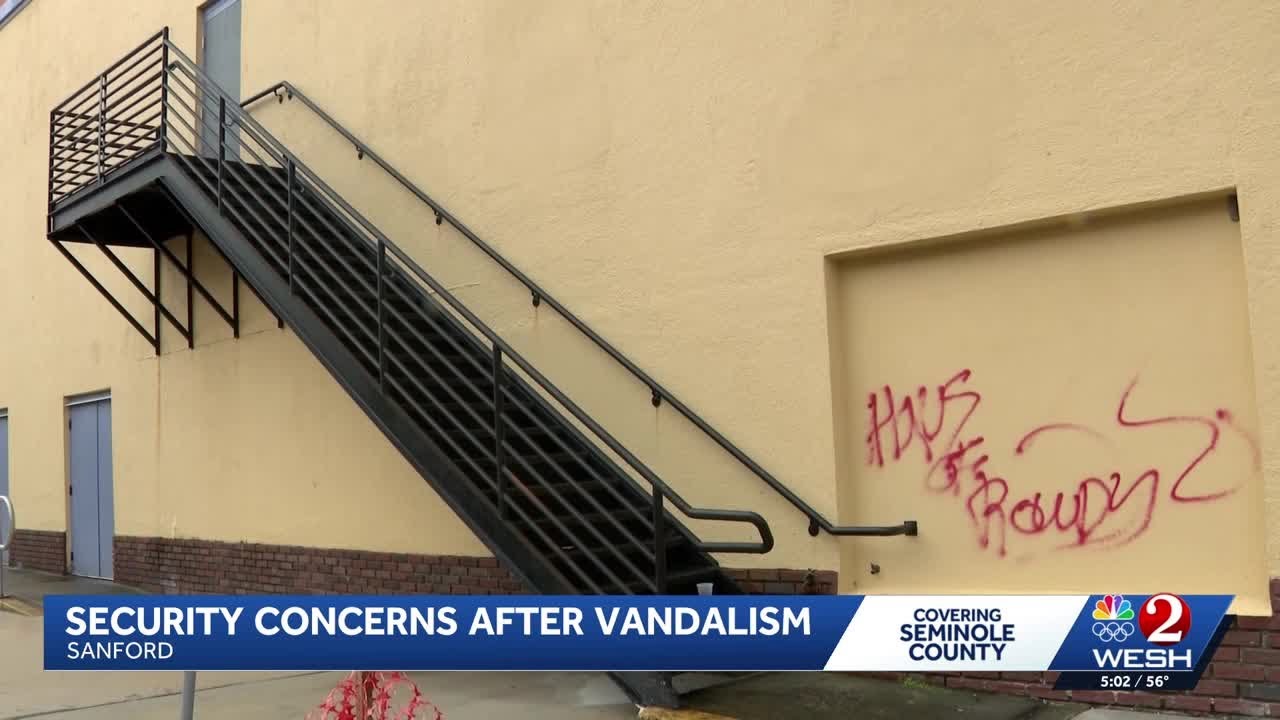 Security concerns raised following vandalism at Sanford Riverwalk