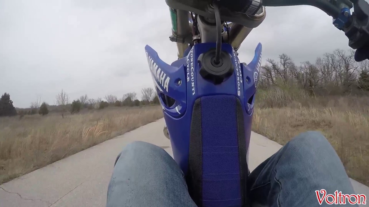 First Coaster wheelies on the 2 Stroke!!!