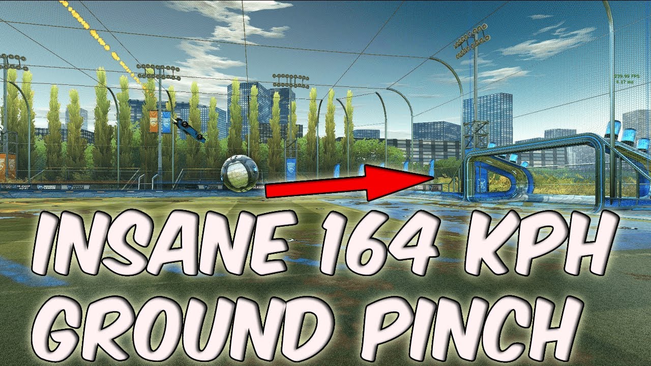 INSANE 164KPH Ground Pinch In Rocket League! #shorts