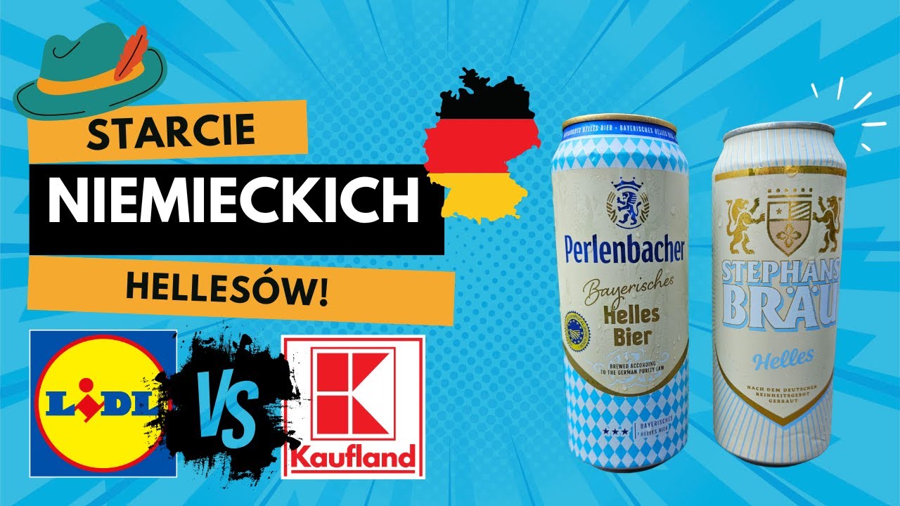Nowy PERLENBACHER HELLES z Lidla kontra Stephans Brau Helles z Kauflanda