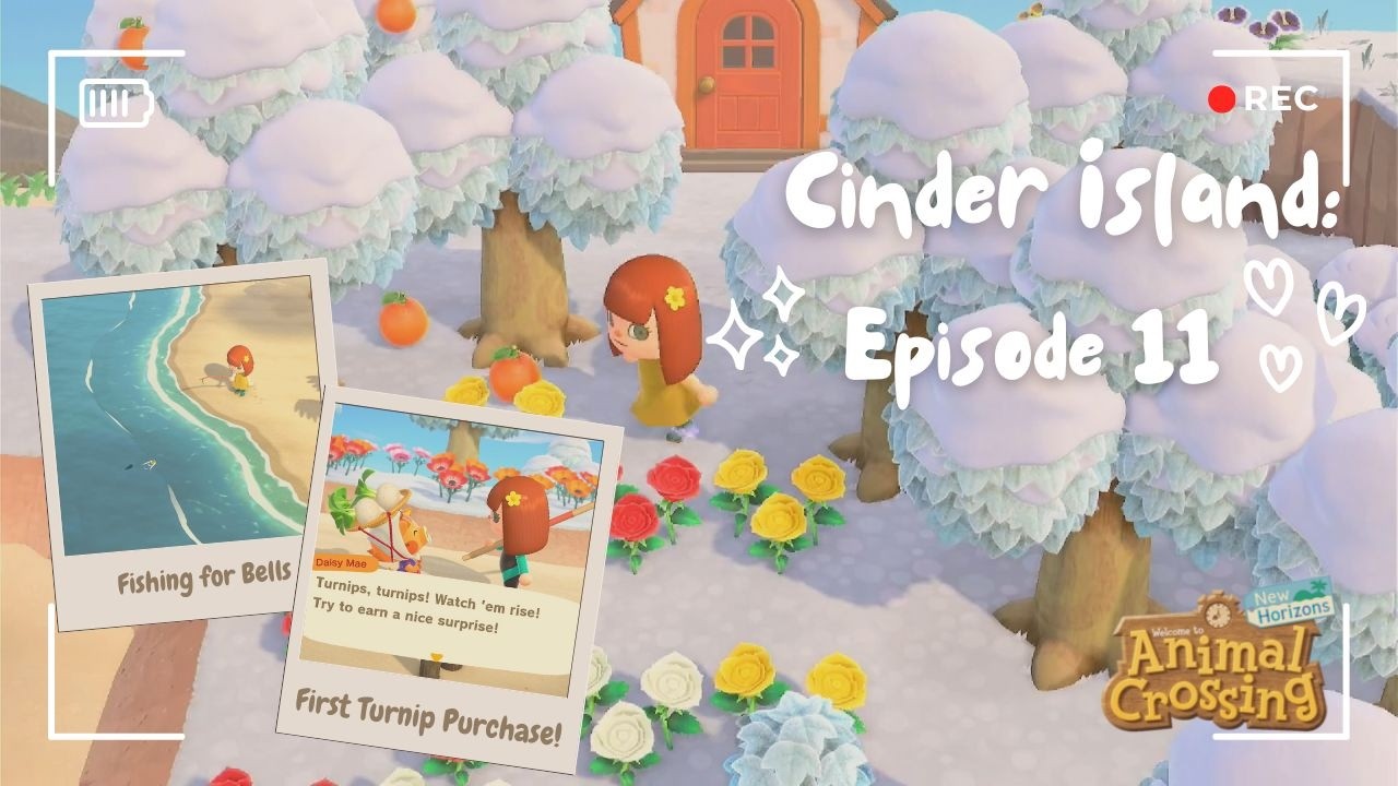 Cinder Island Ep.11🔥🏝️ | ACNH 3.0 New Island Longplay (2+ Hours Cozy No Commentary)