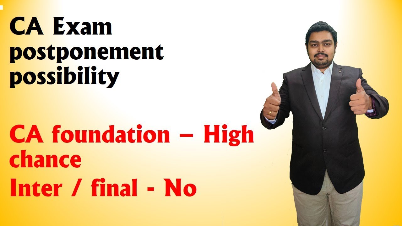 ICAI news| CA Foundation/ inter/ final June 2021 exam postponement| in english