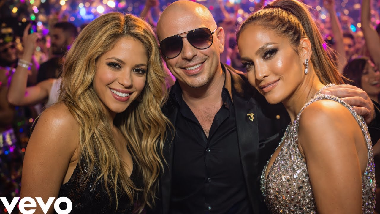 Pitbull x Shakira x Jennifer Lopez -  World On Fire Tonight (Official Lyrics Video 2026)