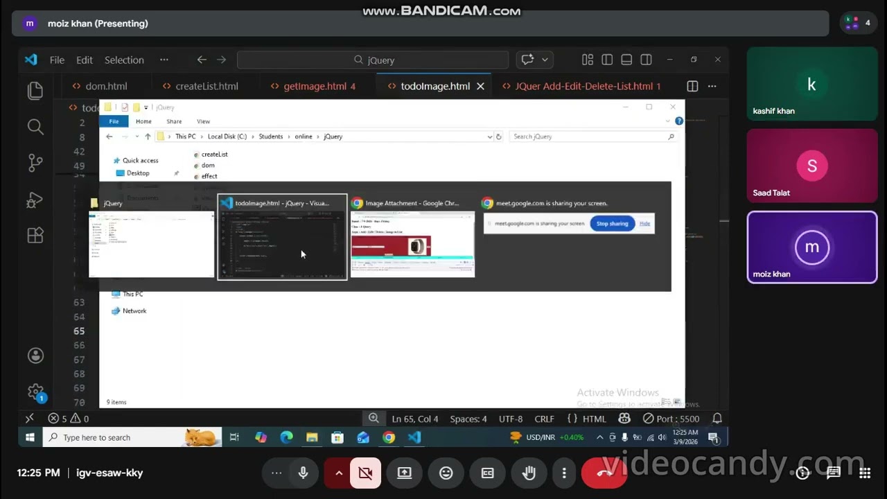 6 JQuery Lecture Add Update Delete in List Image by Array