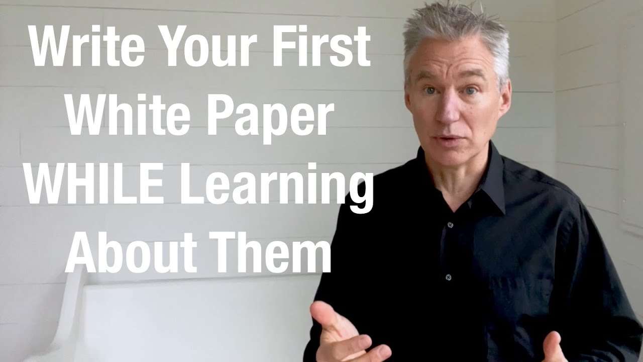 Write Your First White Paper WHILE Learning About Them&mdash;The White Paper Writing Tool