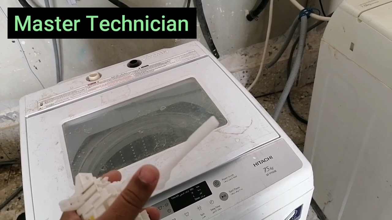 hitachi washing machine error code c8 | error code | automatic washing machine| Master Technician