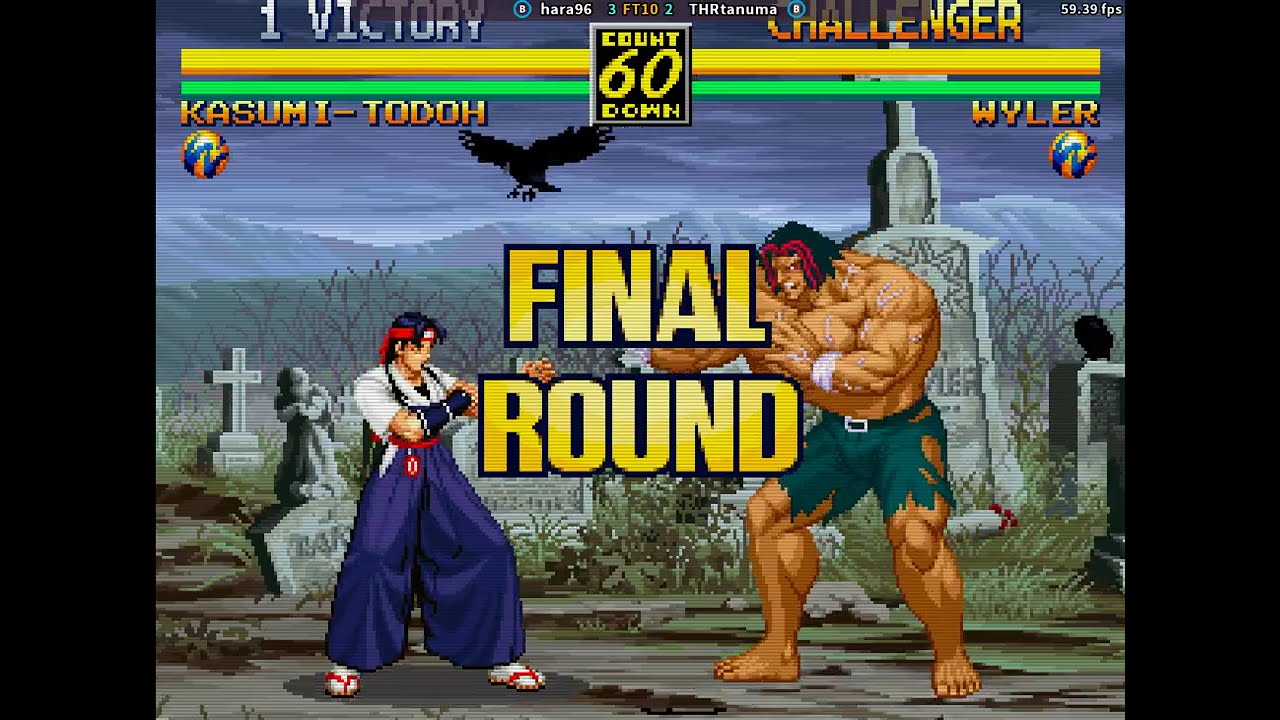 Fightcade 2 Искусство боя 3 hara96 (Япония) против THRtanuma (Япония)