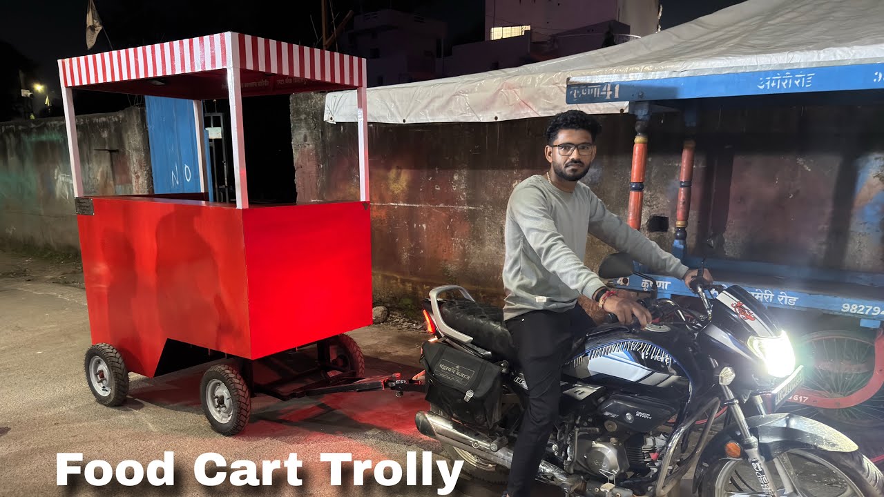 360° Rotation वाला Food Cart Trolley | Smart Street Food Business Idea