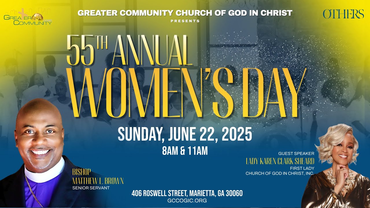 55th Women's Day Celebration with Lady Karen Clark Sheard @ Greater Community COGIC