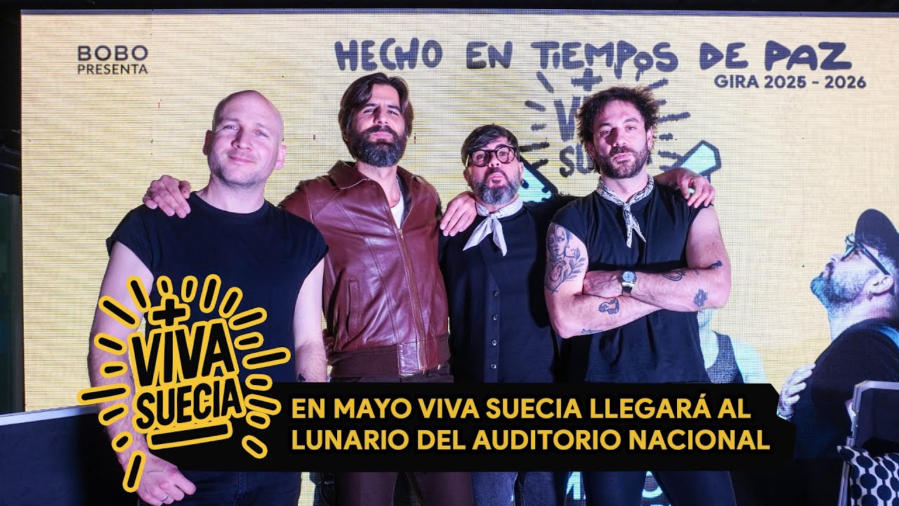 EN MAYO VIVA SUECIA LLEGARÁ AL LUNARIO DEL AUDITORIO NACIONAL 🇲🇽🌝