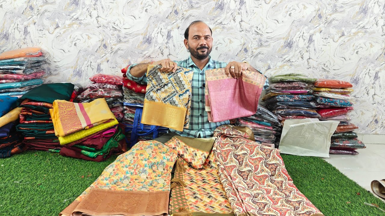 ధర తెలిస్తే షాక్ || ఏ చీర అయినా ఒకే రేటు || Offer wholesale sarees in SN CONSULTANCY SURAT