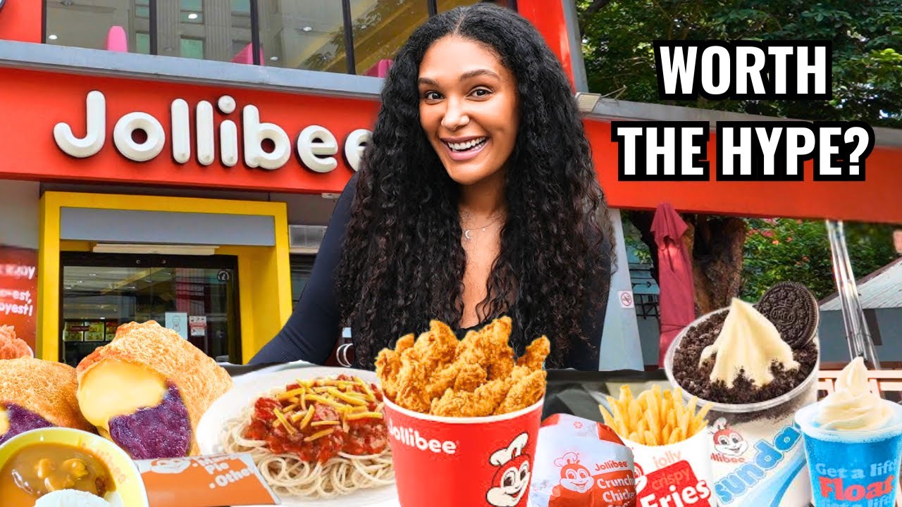 Впервые пробую Jollibee на Филиппинах!