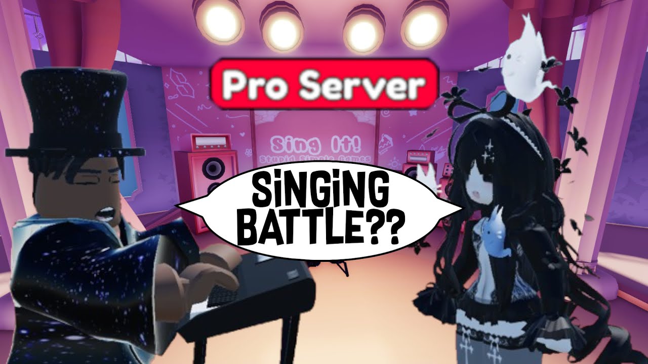 Певческие баттлы на профессиональных серверах Roblox Sing It: Karaoke 🎤🎹
