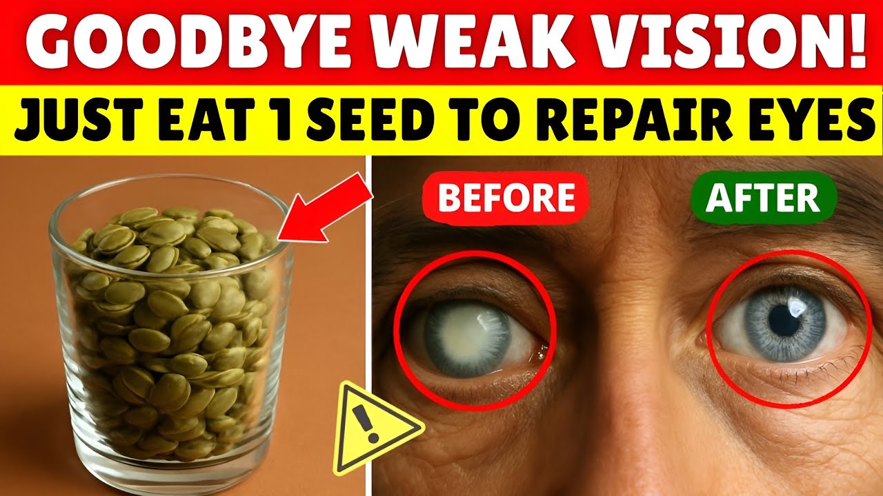Even Over 90? Eat These 3 Seeds Every Morning to Boost Your Eyes and Brain Power!