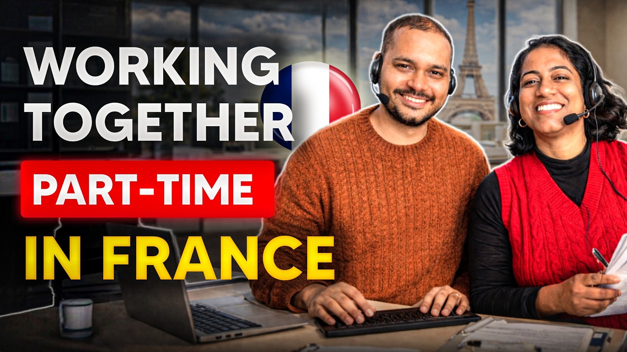 Working Part-Time in France at 30+ | Our Student Life Abroad (India to France Vlog)