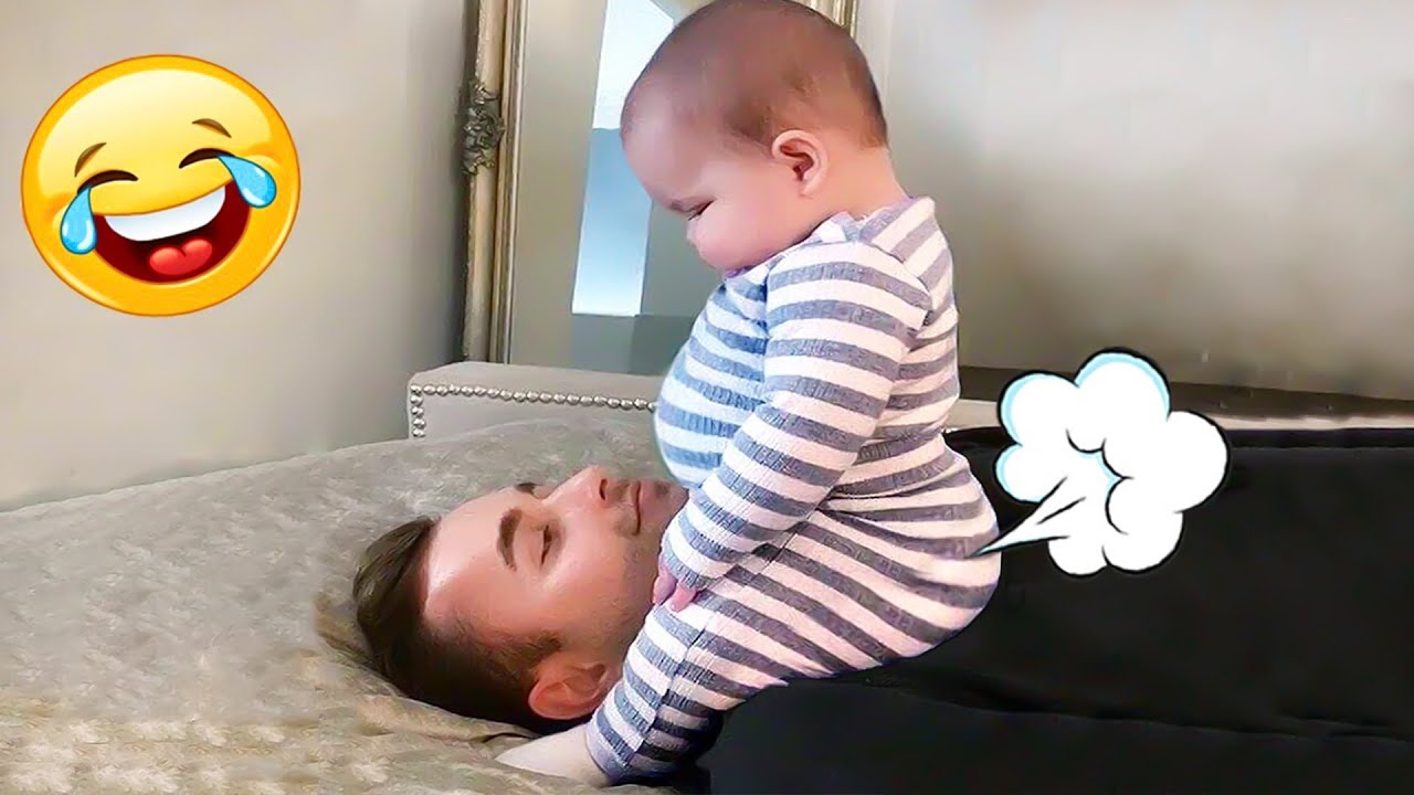What Happens When Daddy Takes Care of Baby - Funny Baby Video
