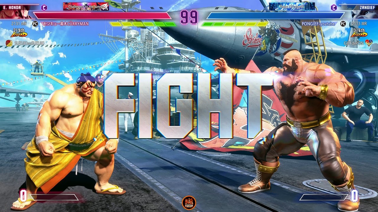 SF6 | Curryman (E. Honda) VS Pongief (Zangief) | High Level Gameplay