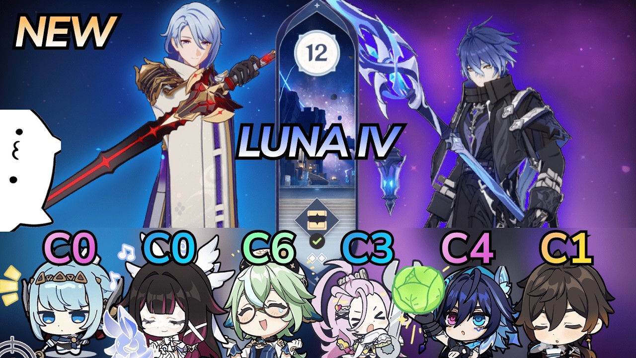 C0 Ayato & C1 Flins / NEW Abyss Luna IV Mid February Floor 12 / Genshin Impact 6.3