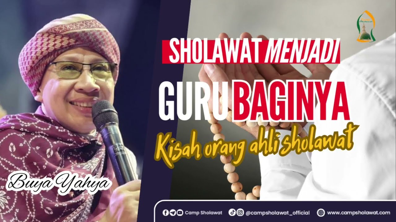 SHOLAWAT MENJADI GURU BAGI ORANG YANG TAK PUNYA GURU |KISAH ORANG AWAM BERSHOLAWAT‼️BUYA YAHYA