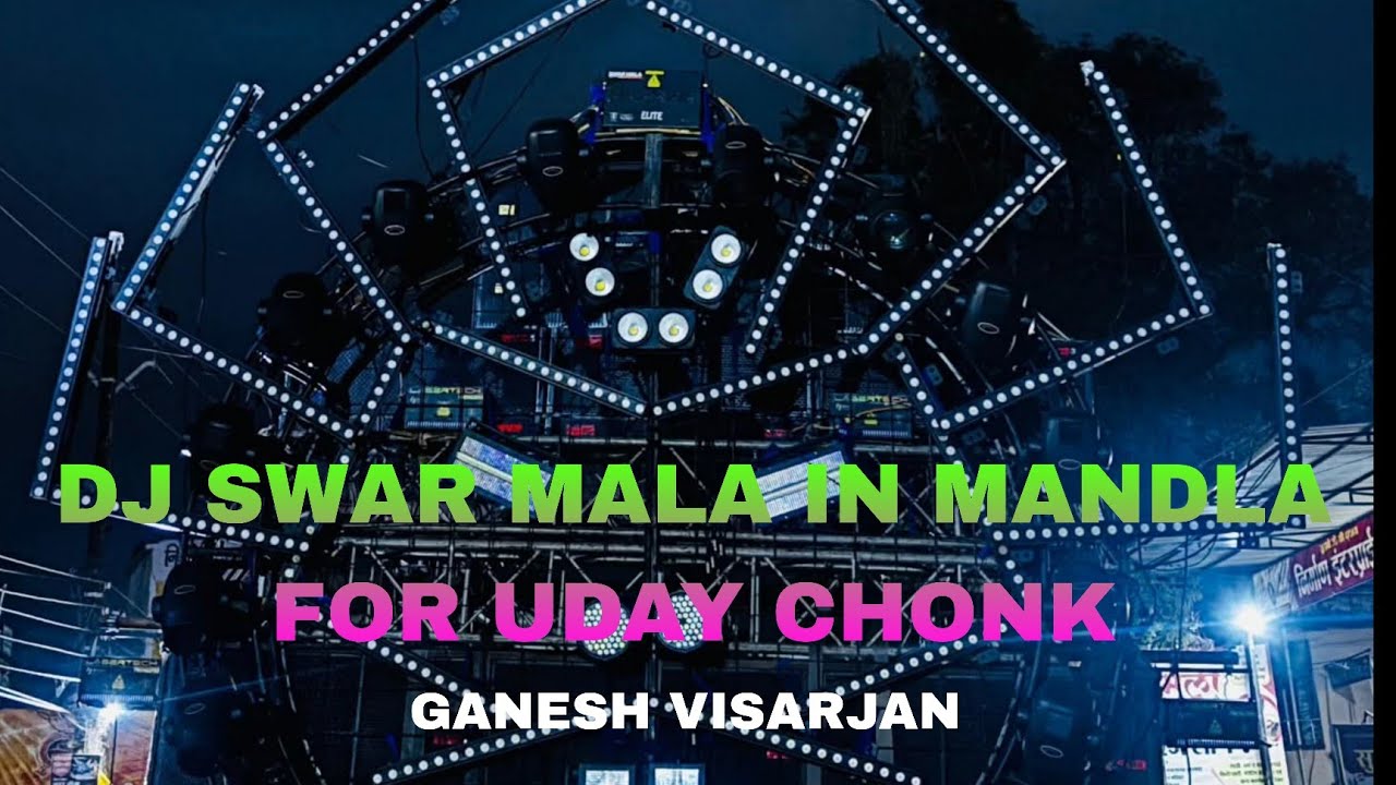 Frist Time Dj Swarmala In Mandla For Udhay Chonk Ka Raja Visarjan _ Dj Ropyplanet & Dj Sameer Mandla