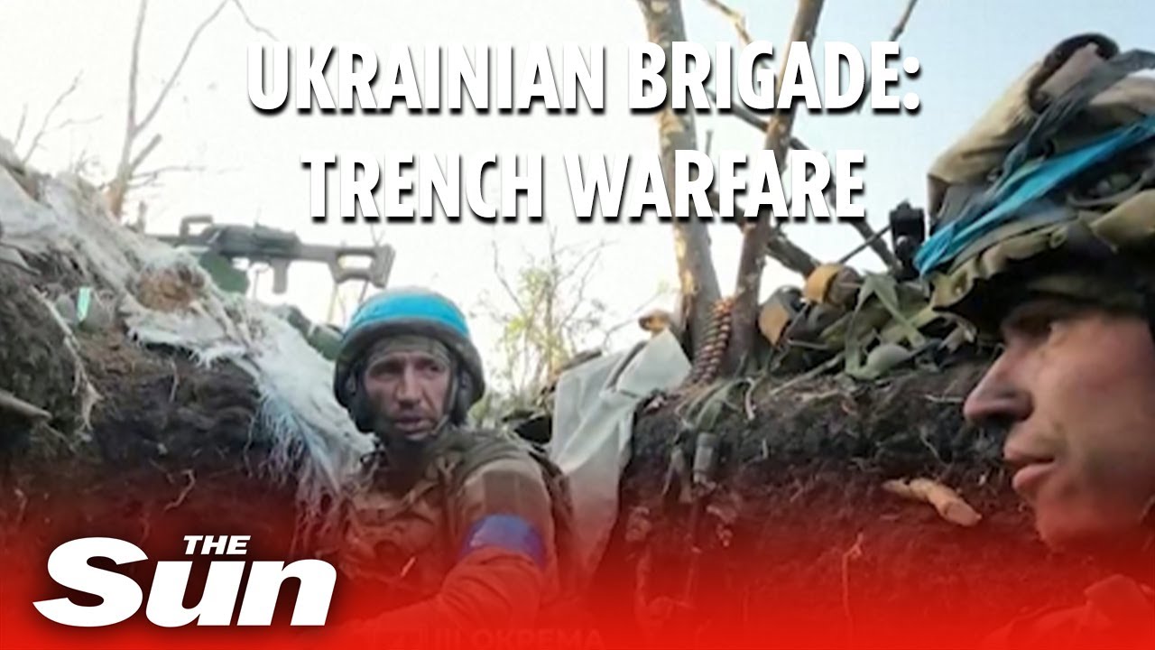 Ukraine brigade survives enemy barrage from trench