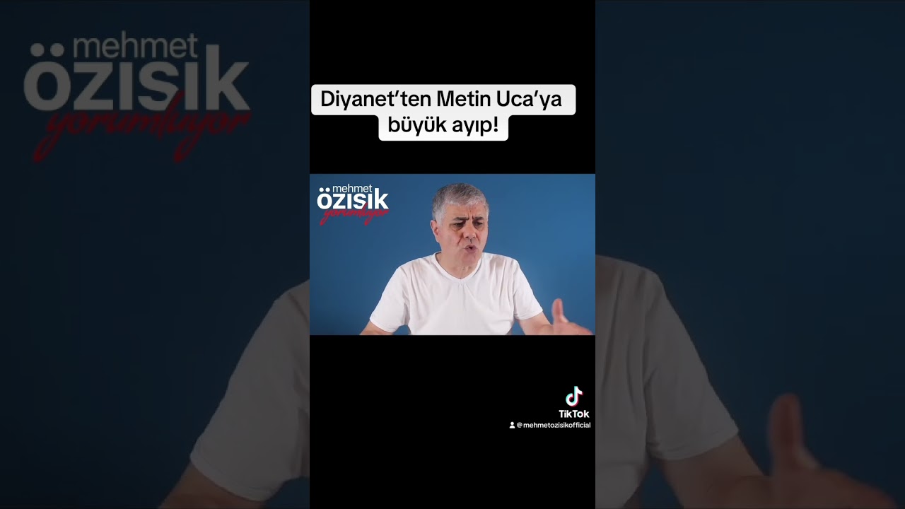 Diyanet&rsquo;ten Metin Uca&rsquo;ya b&uuml;y&uuml;k ayıp! #mehmet&ouml;zışık #shorts