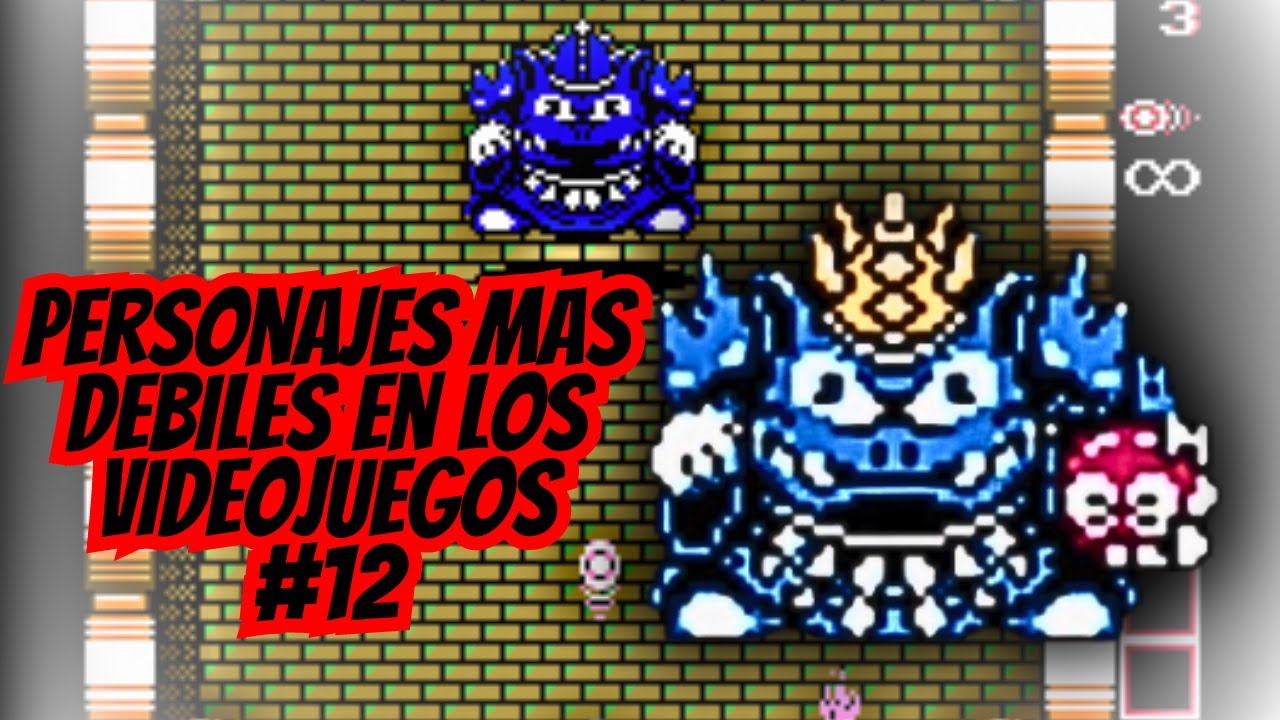PERSONAJES MAS DEBILES EN VIDEOJUEGOS - Great Devil