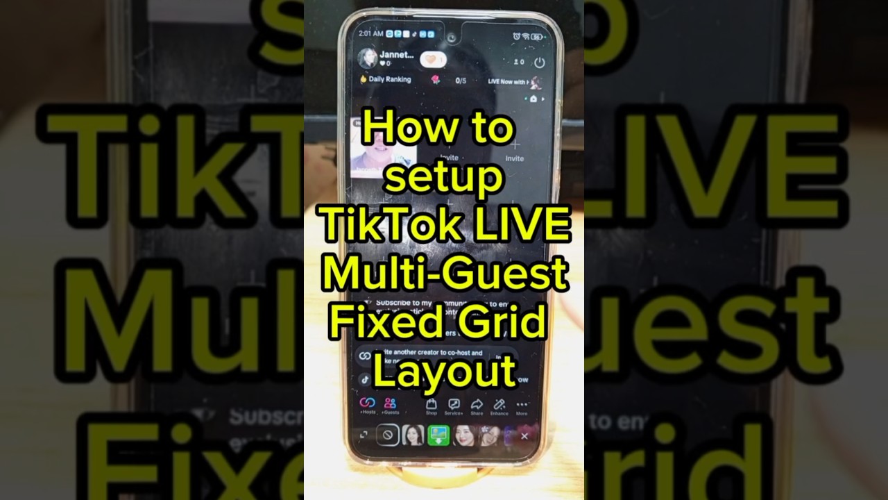 How to Setup TikTok Live Multi-Guest Fixed Grid Layout | 08.15.2025