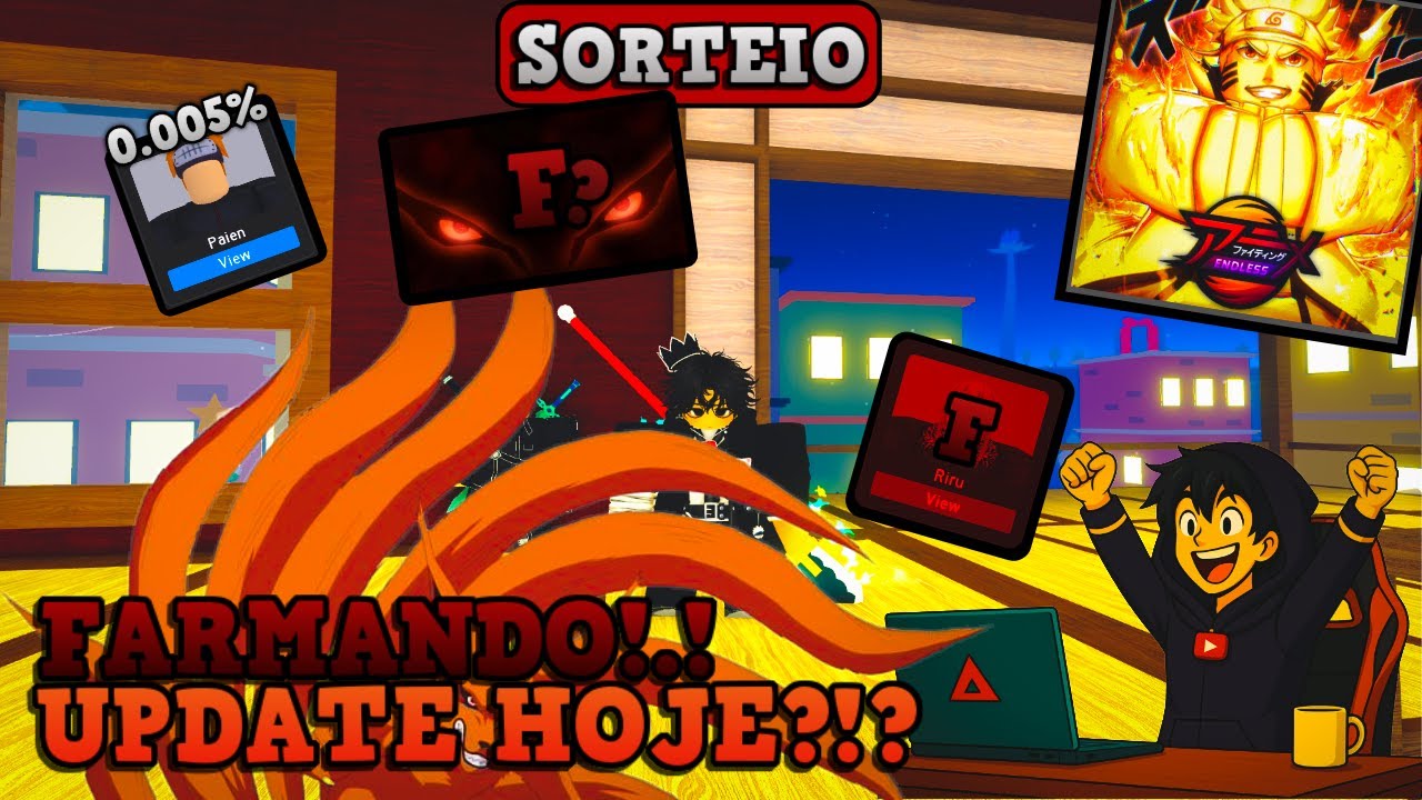 [LIVE 🔴] ANIME FIGHTING SIMULATOR UPDATE HOJE!? NOVO BOSS KURAMA!! NOVO BATTLE PASSE!! SERVER BOOST