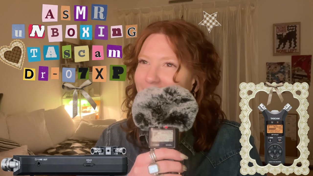 ASMR FR ❉ UNBOXING /TEST du TASCAM DR-07XP ❉