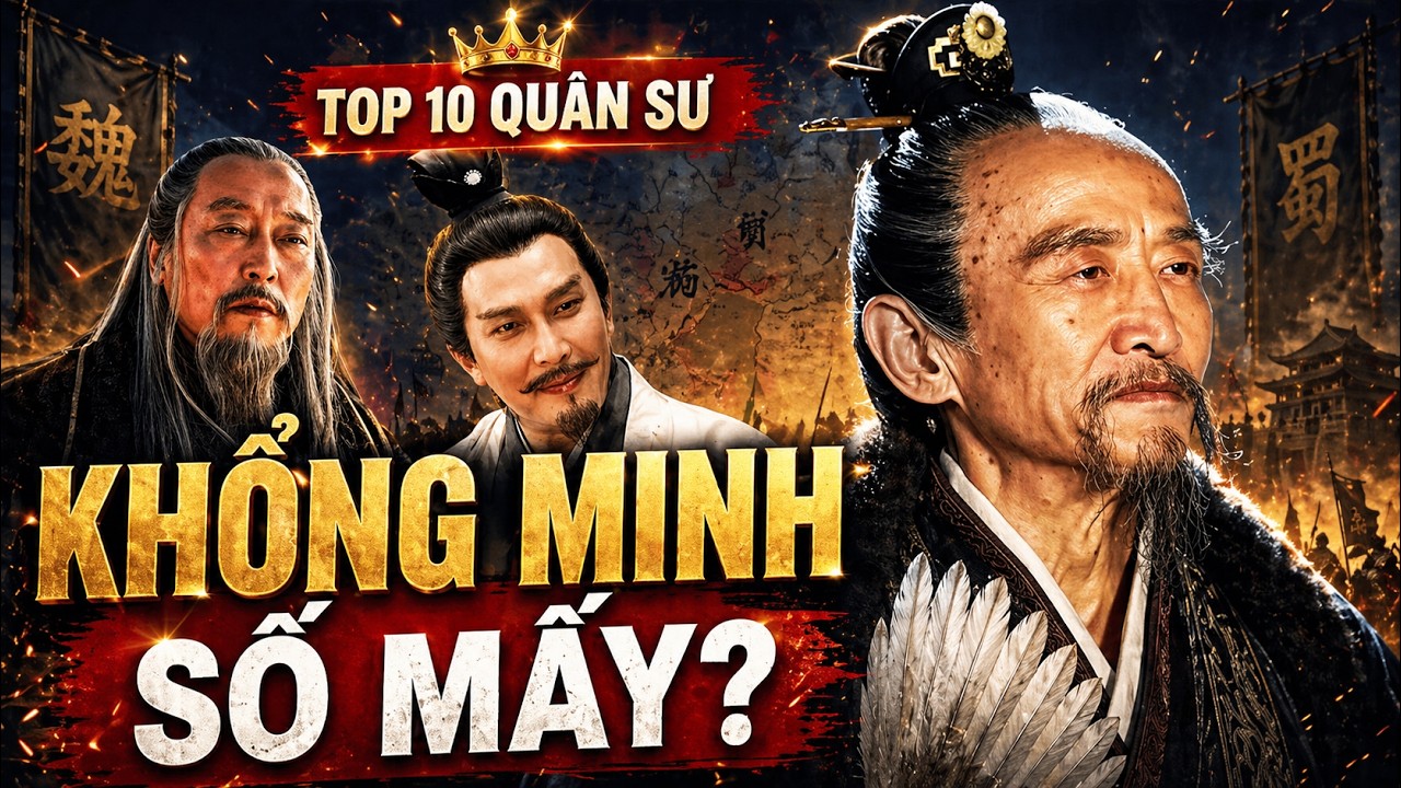 10 Quân sư tài giỏi nhất Tam Quốc | Ai Là Kẻ Thông Minh Nhất? Top 1 Bất Ngờ!